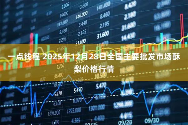 一点钱程 2025年12月28日全国主要批发市场酥梨价格行情