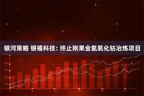 银河策略 银禧科技: 终止刚果金氢氧化钴冶炼项目
