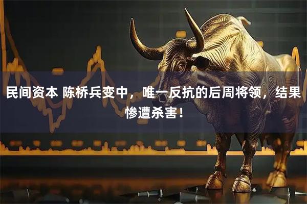 民间资本 陈桥兵变中，唯一反抗的后周将领，结果惨遭杀害！