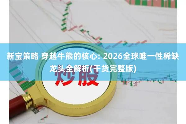 新宝策略 穿越牛熊的核心: 2026全球唯一性稀缺龙头全解析(干货完整版)
