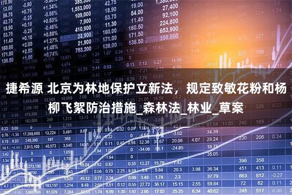 捷希源 北京为林地保护立新法，规定致敏花粉和杨柳飞絮防治措施_森林法_林业_草案